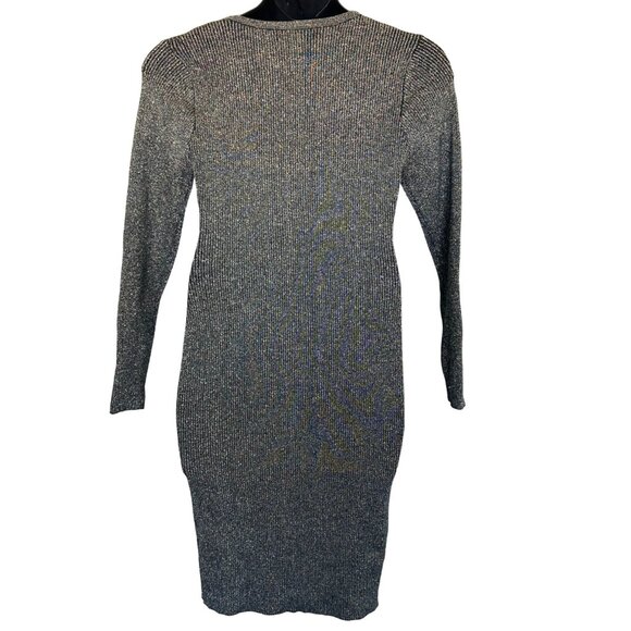 LU NYC Holiday Sparkle Dress Size 2X Zipper Closure - Picture 11 of 11